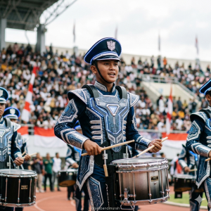 Kostum Drumband Tema Teknologi untuk Penampilan yang Futuristik